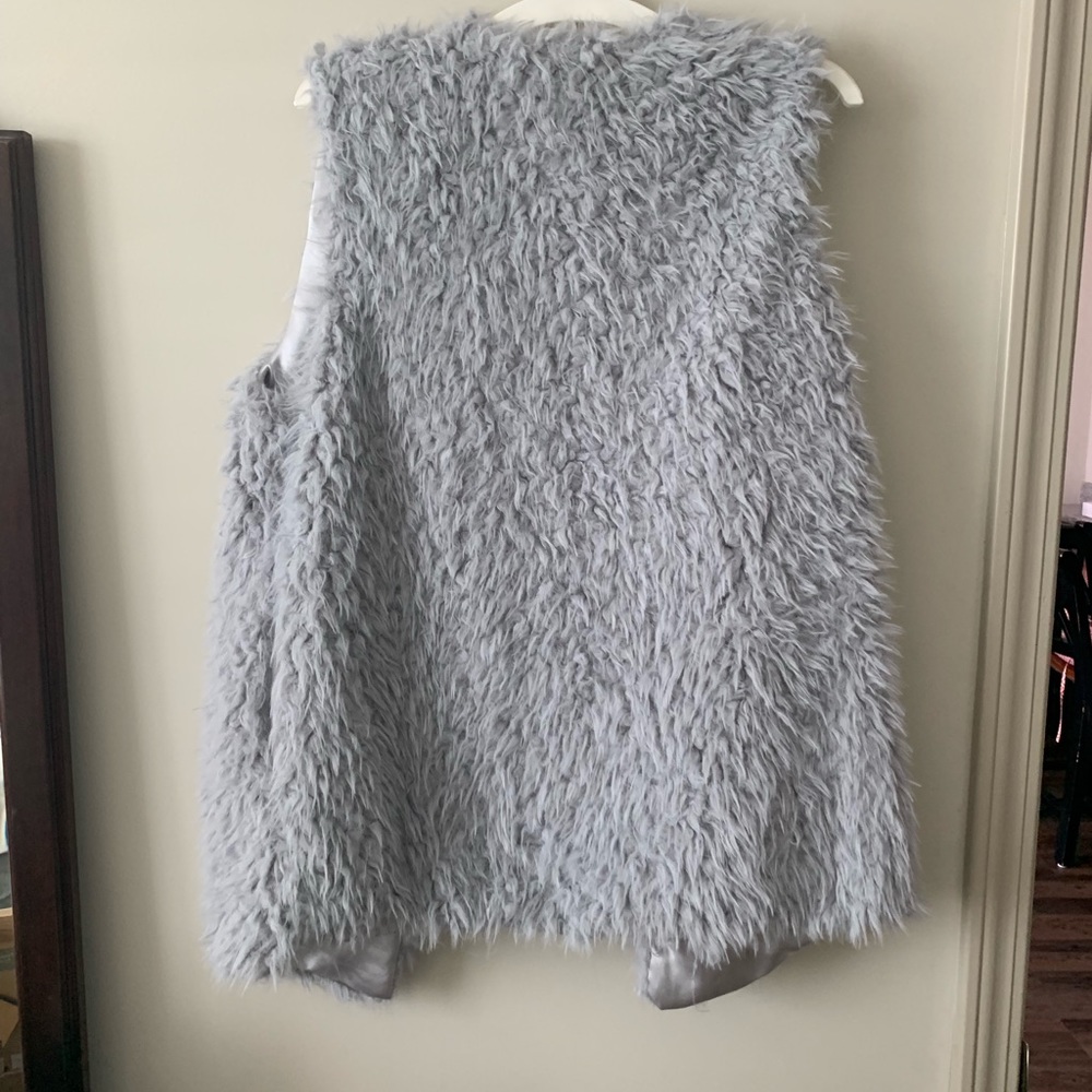 Faux Light Gray Vest
